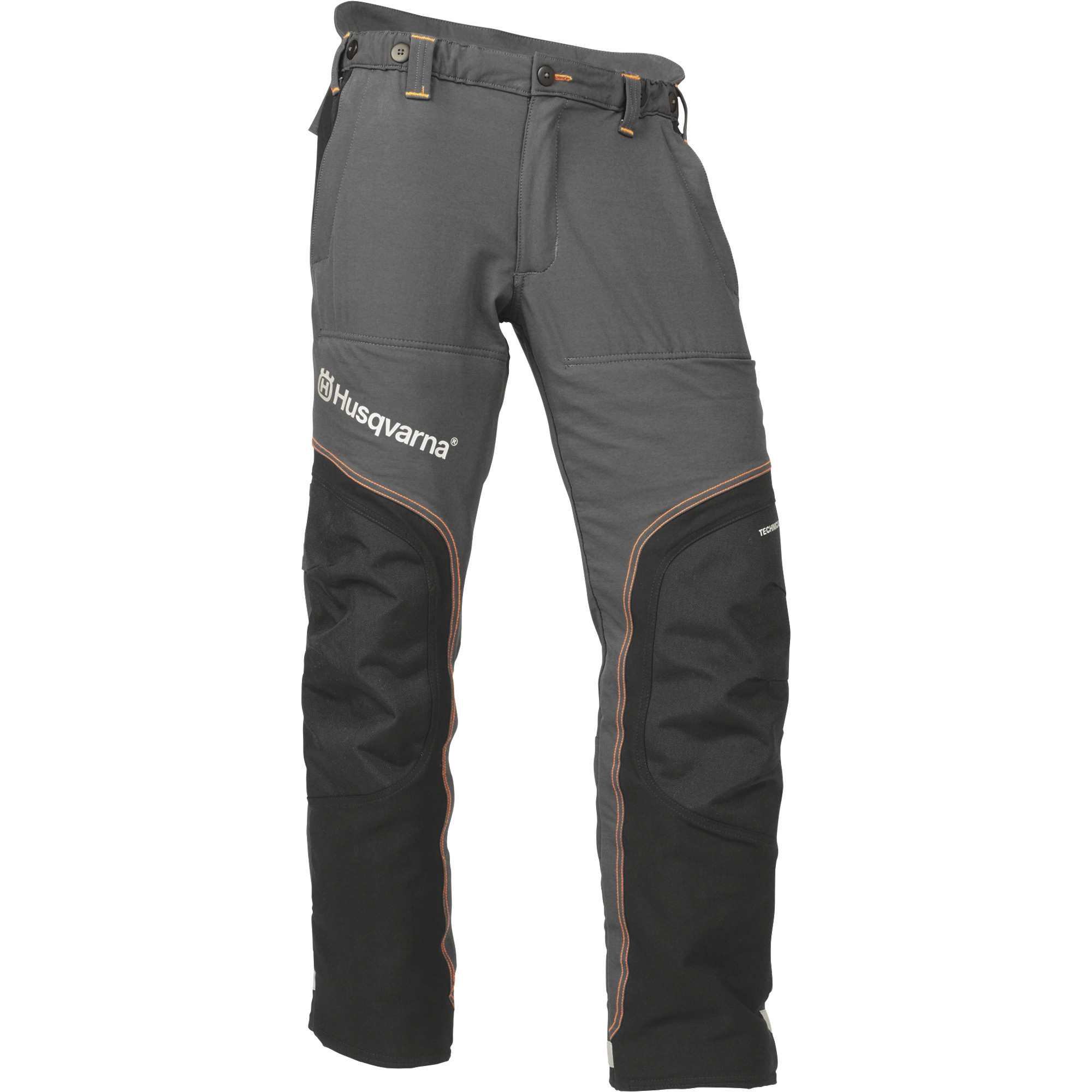 Husqvarna Technical Lo-Viz Protective Pants, Large, Gray
